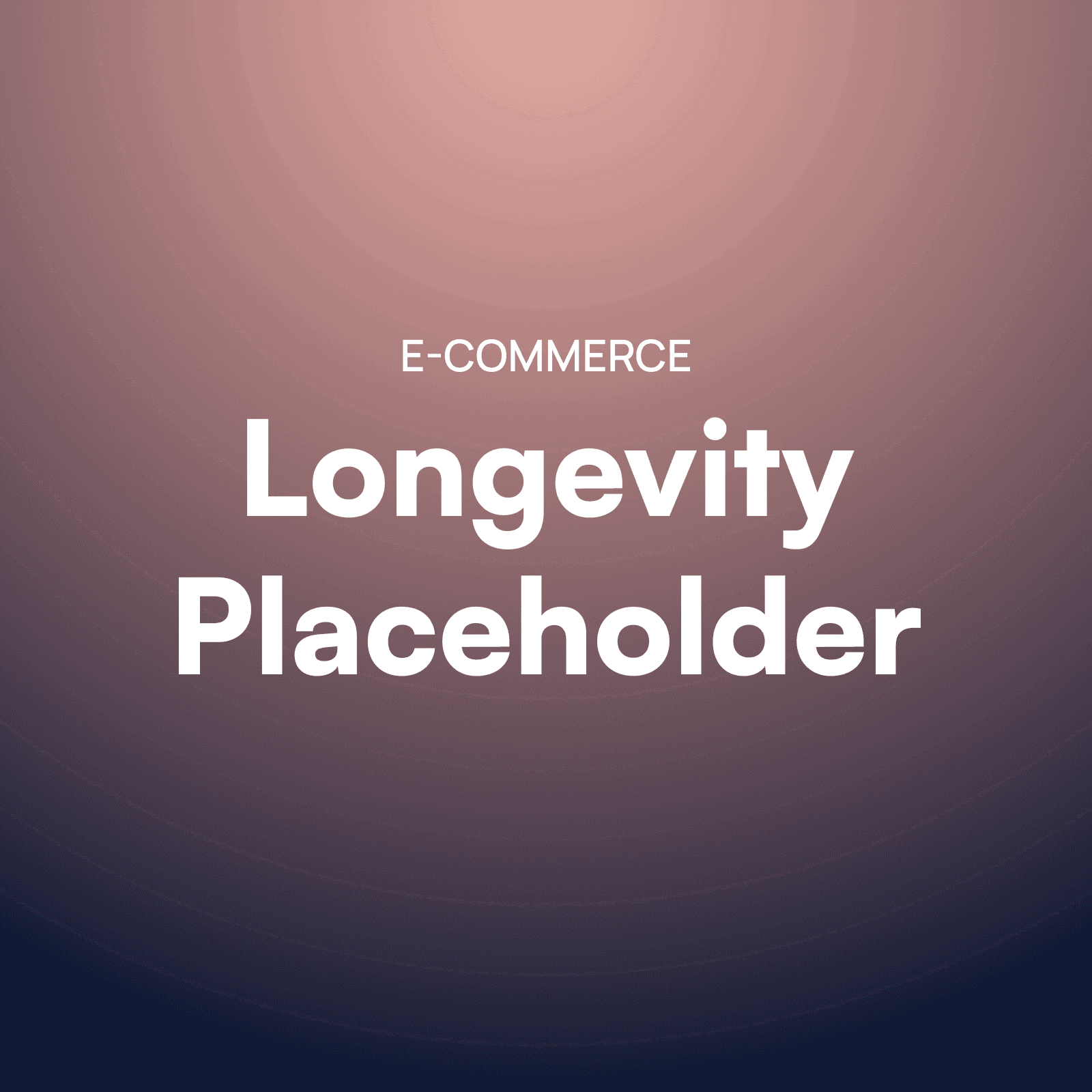 E-Commerce Solutions longevity image